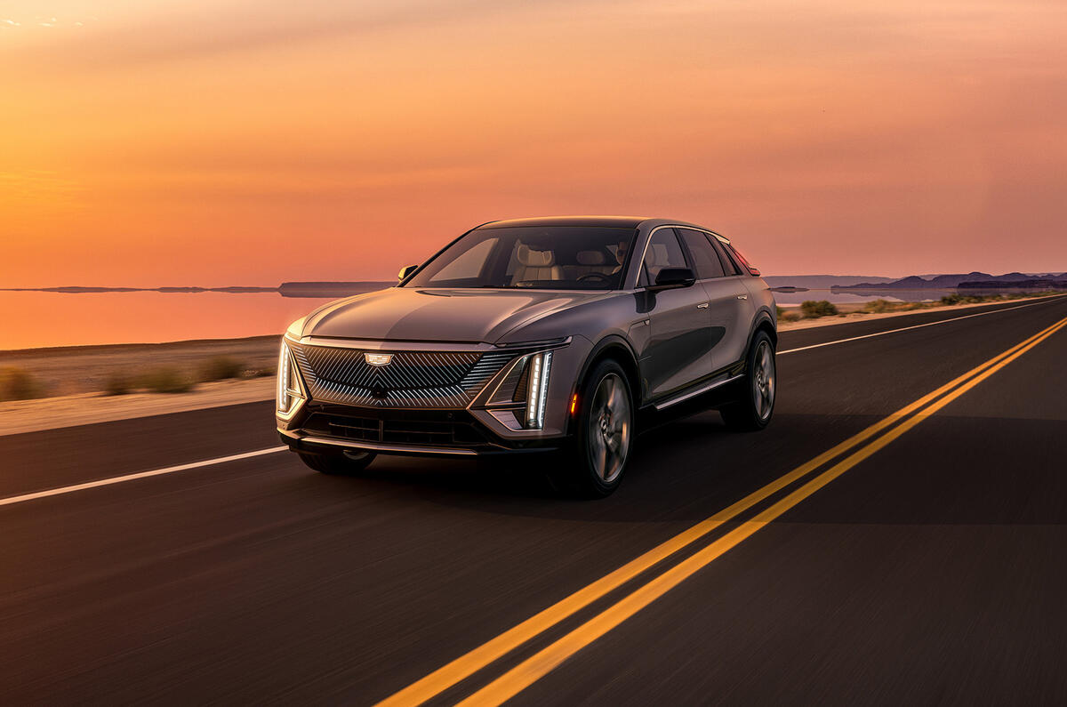 Cadillac Lyriq front track Cadillac Lyriq front track