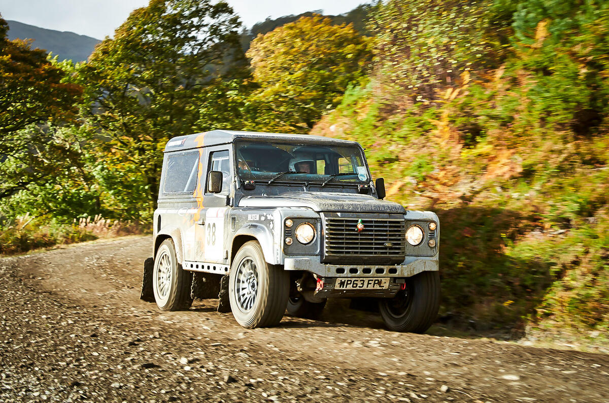 Racing in the Land Rover Defender Challenge - picture special Racing in the Land Rover Defender Challenge - picture special