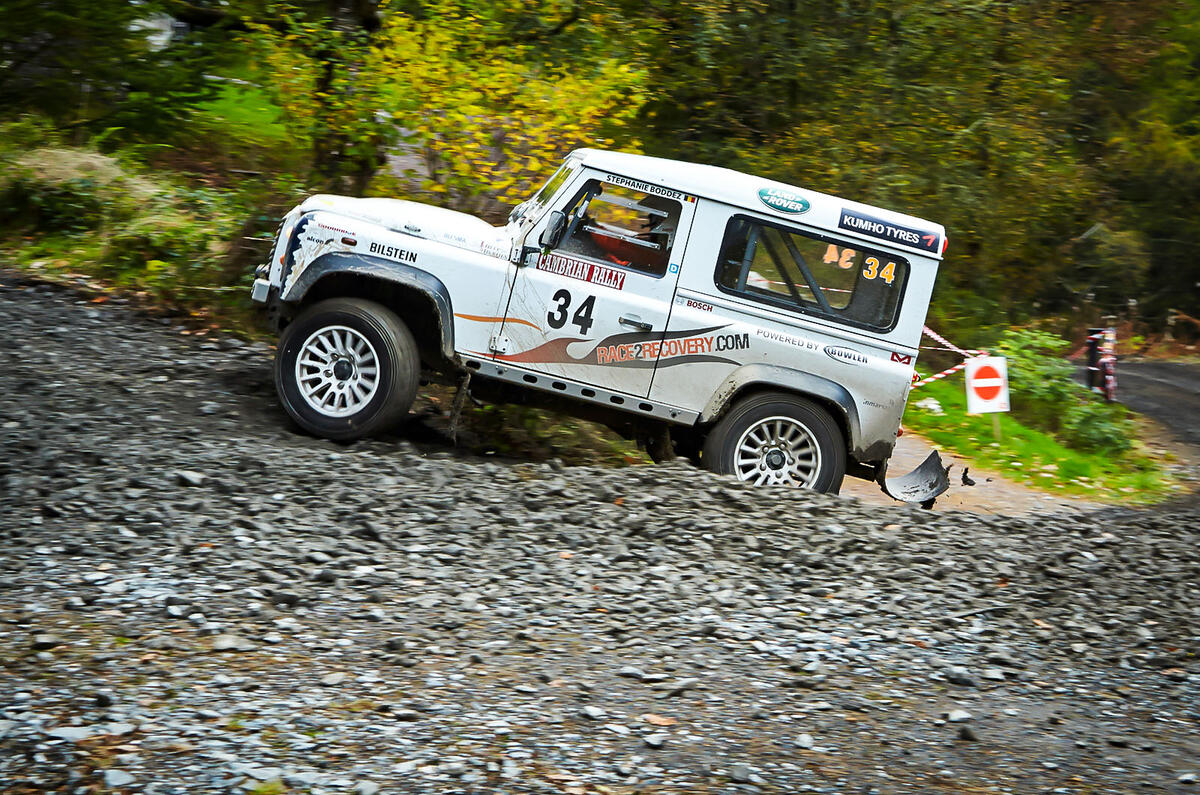 Racing in the Land Rover Defender Challenge - picture special Racing in the Land Rover Defender Challenge - picture special