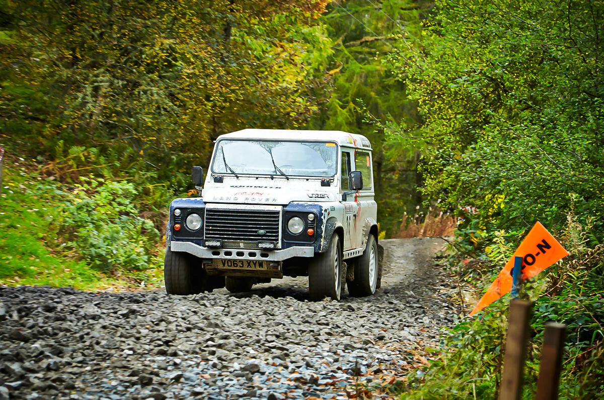 Racing in the Land Rover Defender Challenge - picture special Racing in the Land Rover Defender Challenge - picture special