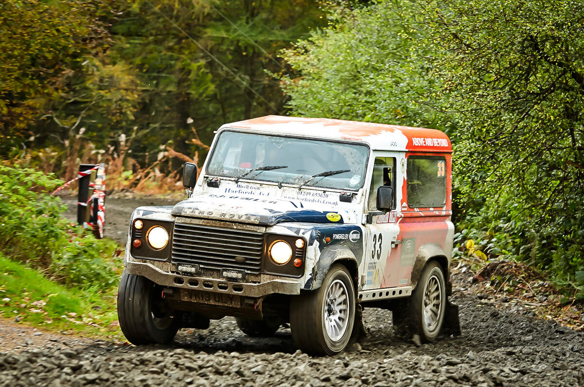 Racing in the Land Rover Defender Challenge - picture special Racing in the Land Rover Defender Challenge - picture special
