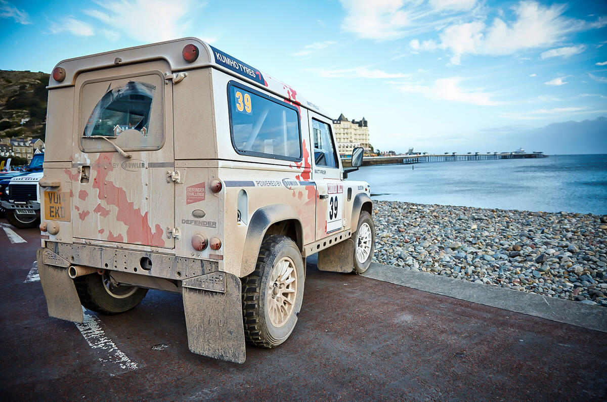 Racing in the Land Rover Defender Challenge - picture special Racing in the Land Rover Defender Challenge - picture special