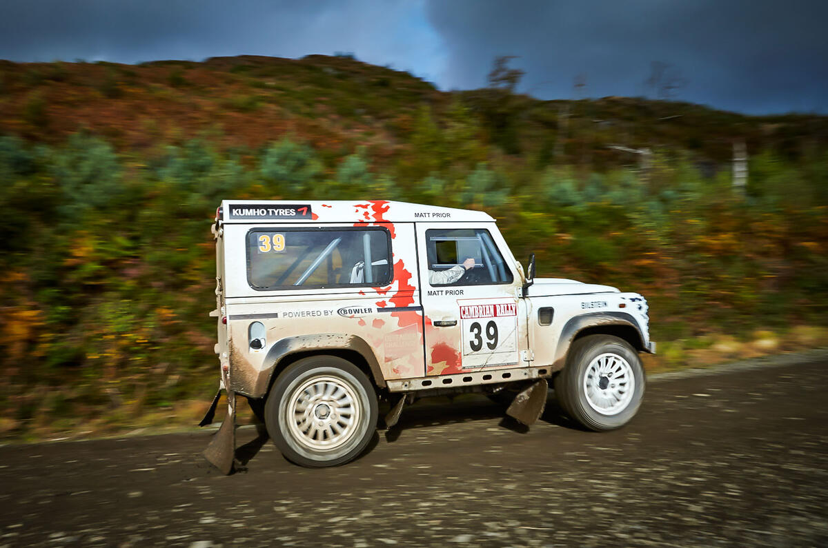 Racing in the Land Rover Defender Challenge - picture special Racing in the Land Rover Defender Challenge - picture special