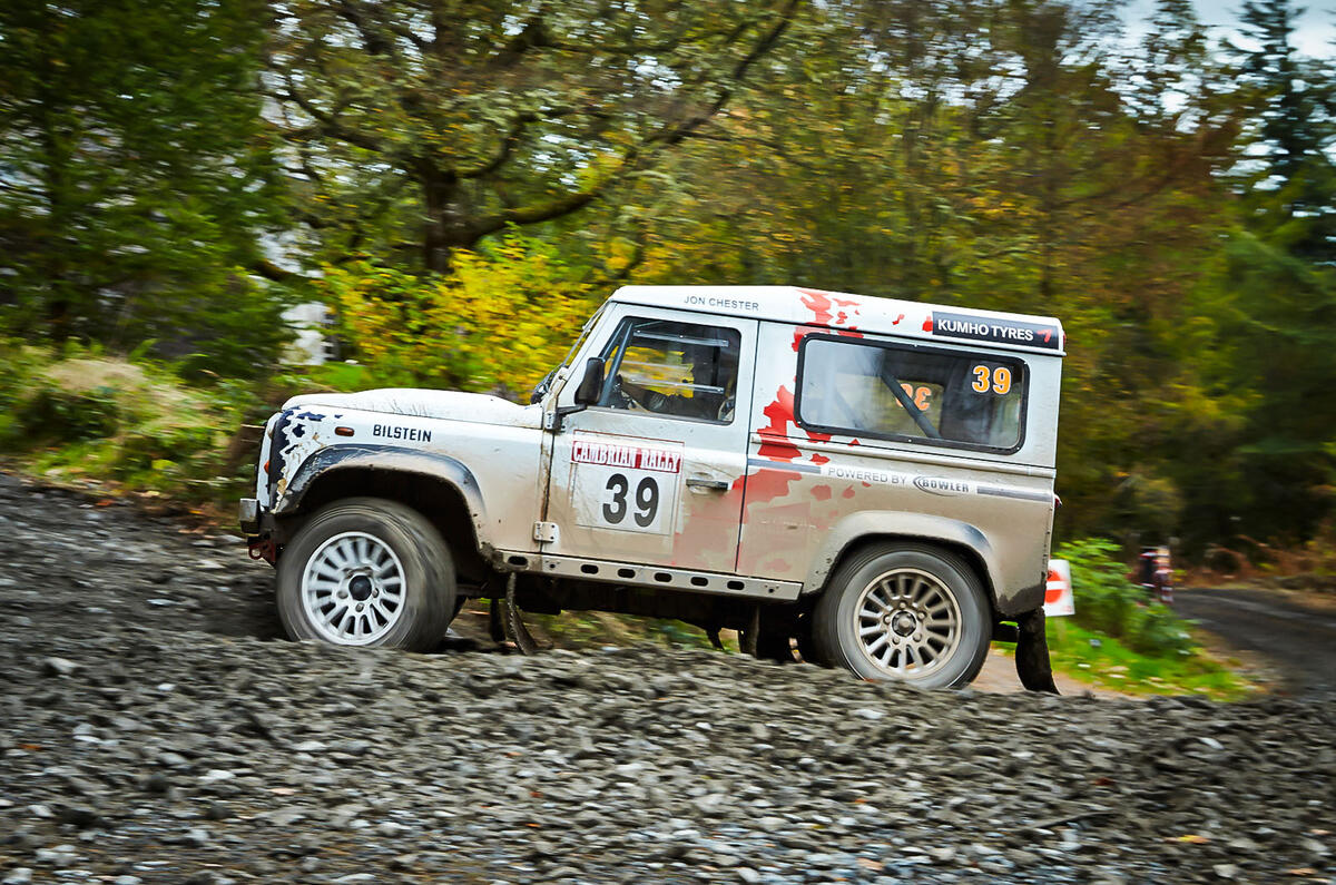Racing in the Land Rover Defender Challenge - picture special