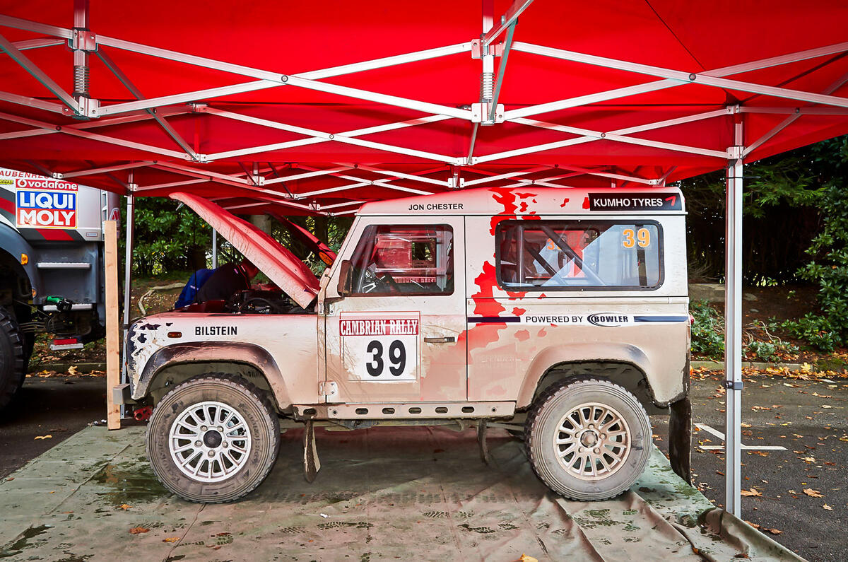 Racing in the Land Rover Defender Challenge - picture special Racing in the Land Rover Defender Challenge - picture special