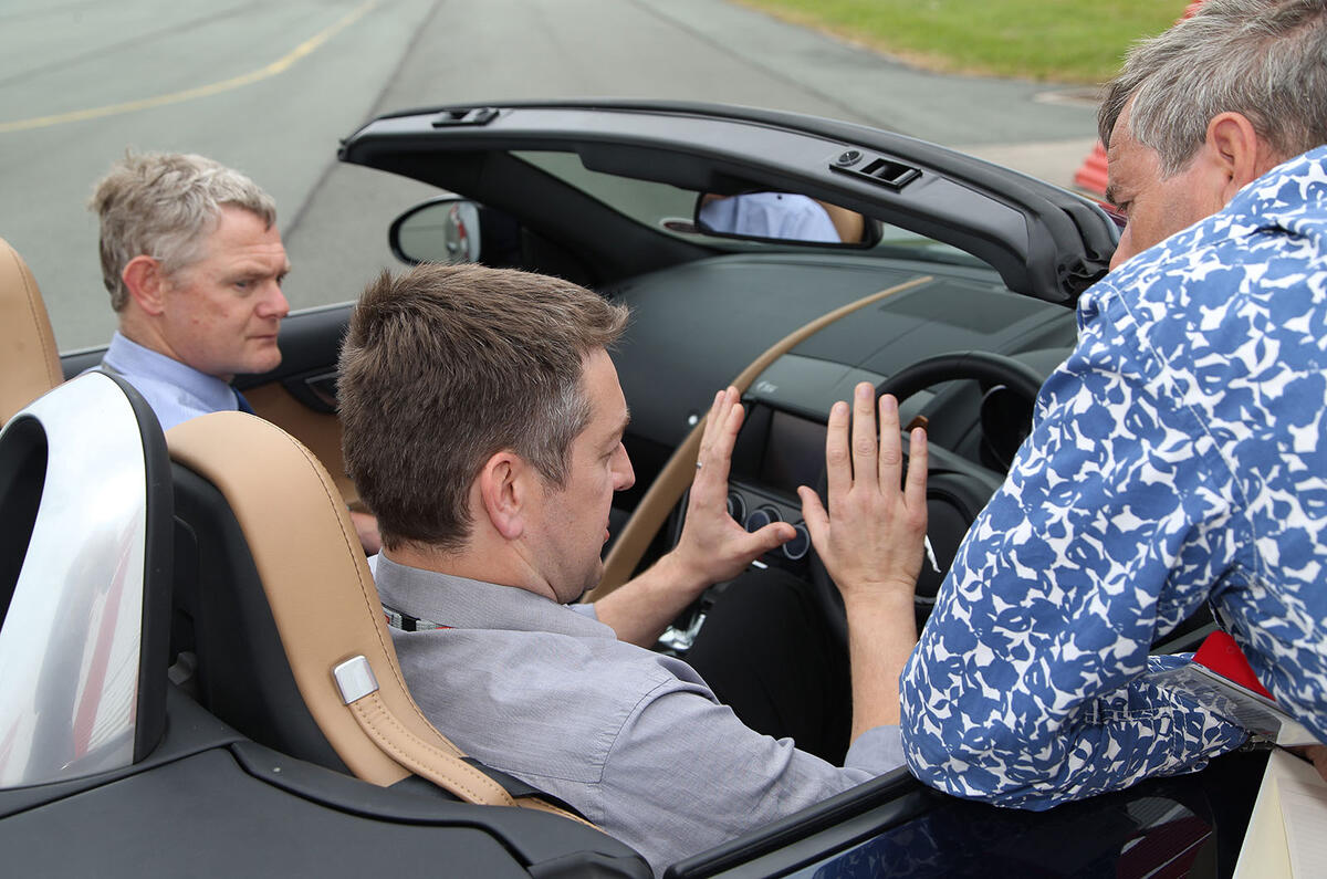 Cockpit comparison - Jaguar F-type versus Eurofighter Typhoon