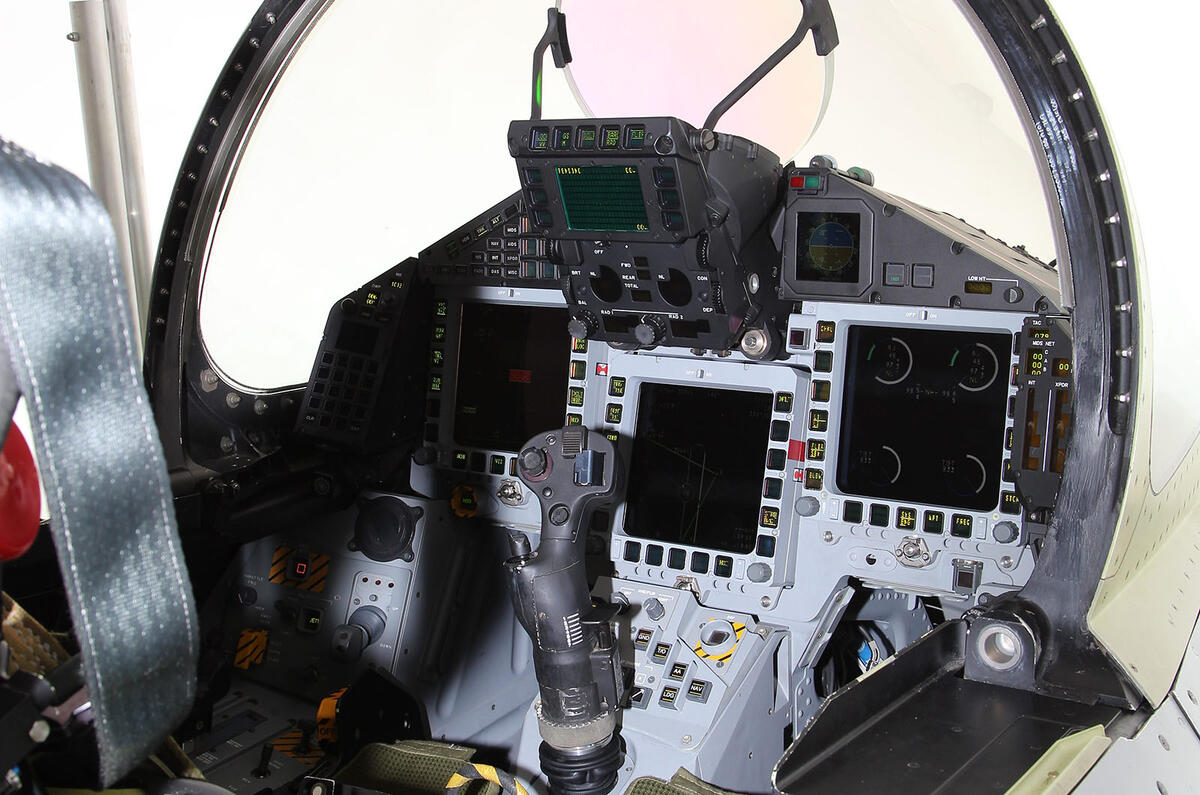 Cockpit comparison - Jaguar F-type versus Eurofighter Typhoon