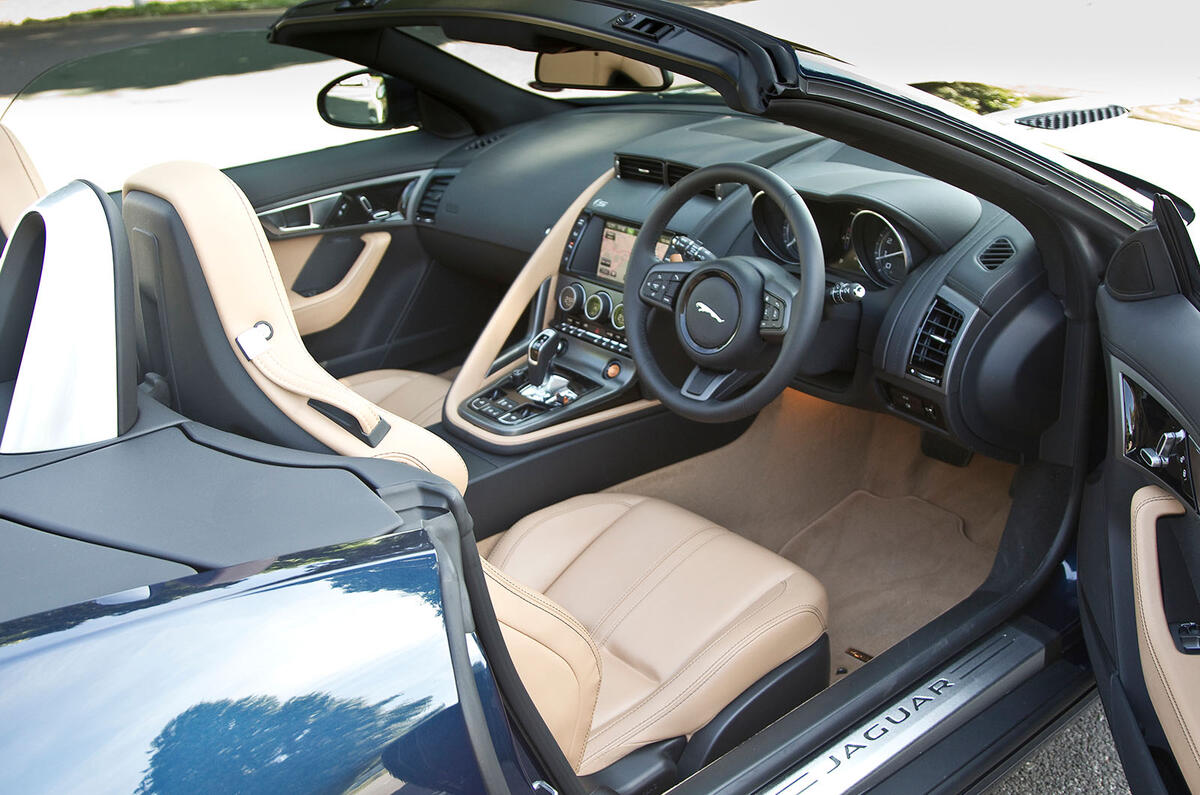 Cockpit comparison - Jaguar F-type versus Eurofighter Typhoon