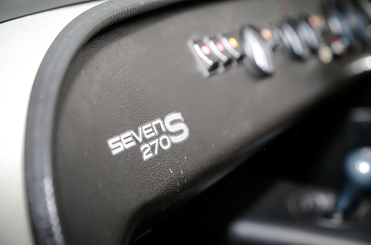Caterham 270S badging
