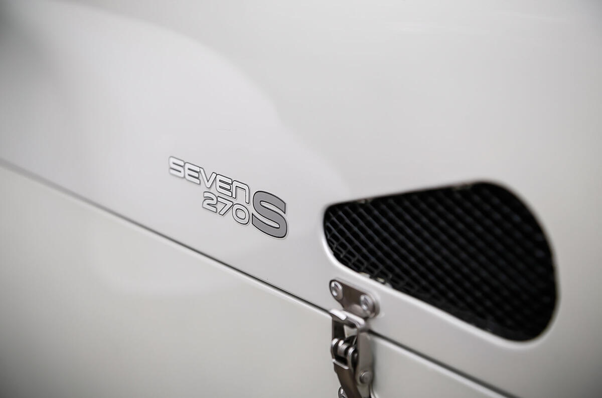 Caterham 270S badging