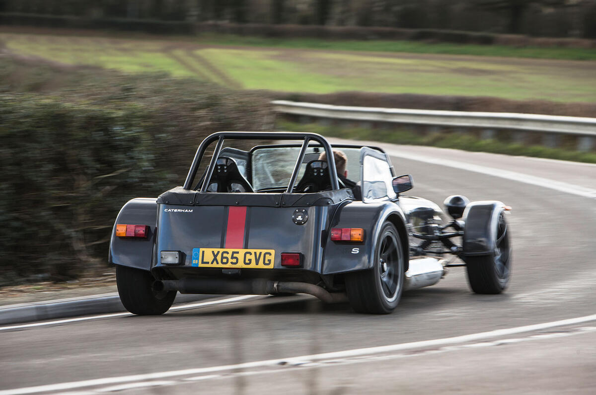 Caterham 620S rear cornering