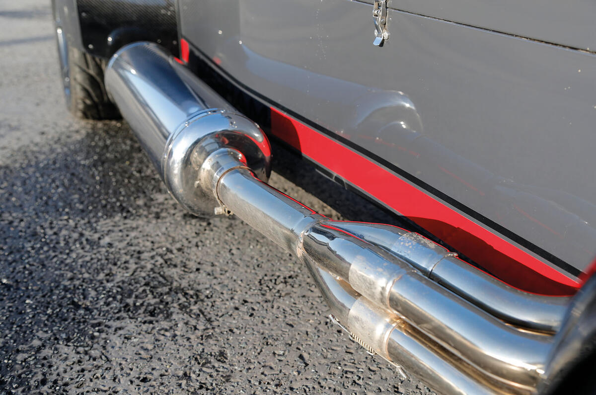 Caterham 620S exhaust silencer