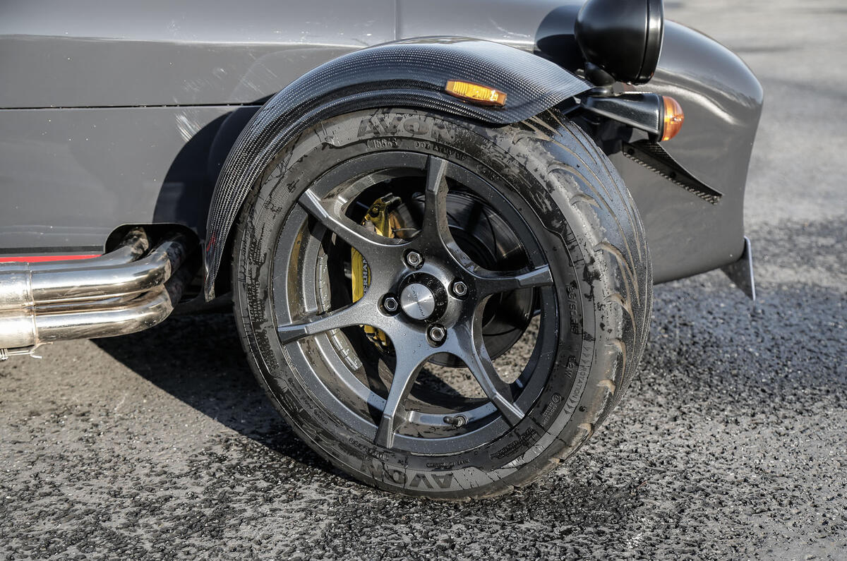 13in black Caterham 620S alloys
