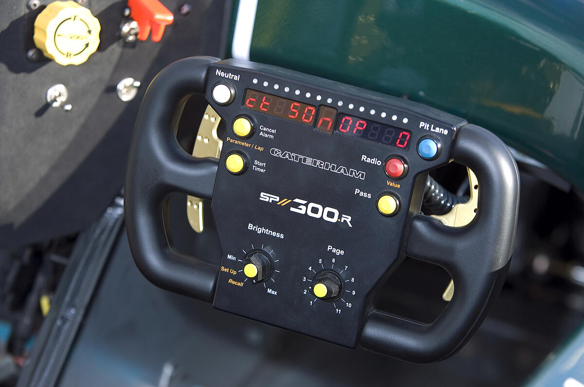Caterham SP300R racing steering wheel