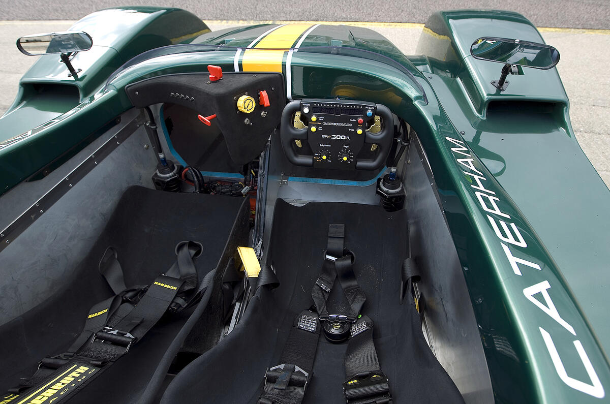Caterham SP300R's interior