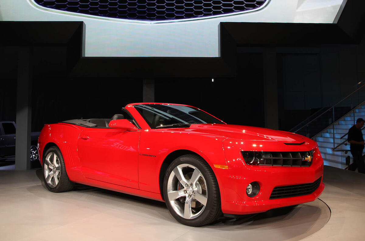 LA motor show: Camaro convertible