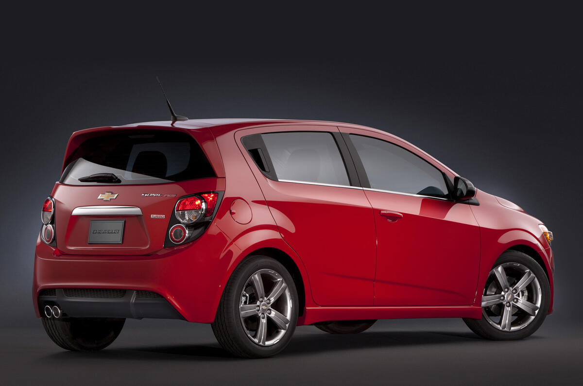 no title Detroit motor show: Chevrolet Aveo RS