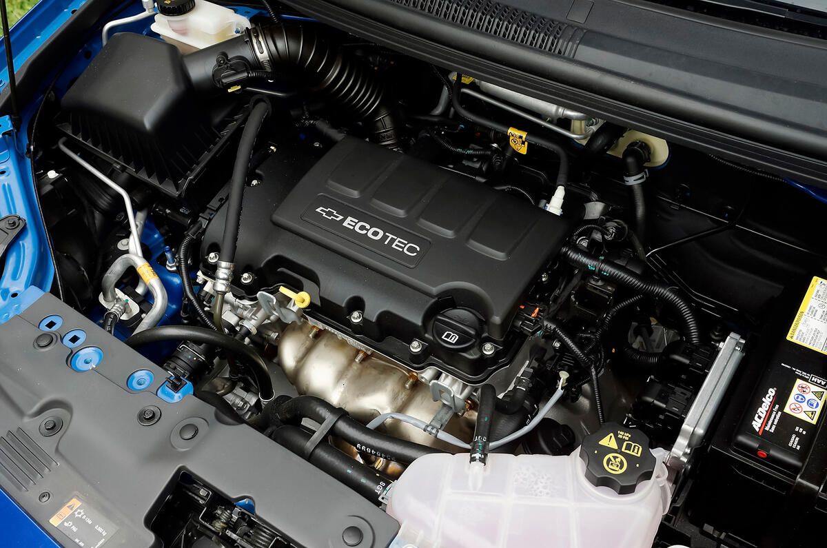 Engine choices include 1.2 and 1.4-litre petrols and a 1.3-litre diesel 1.3-litre Chevrolet Aveo diesel engine