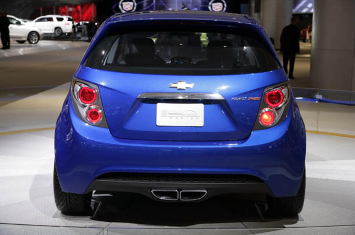 Hot Chevrolet Aveo RS at Detroit