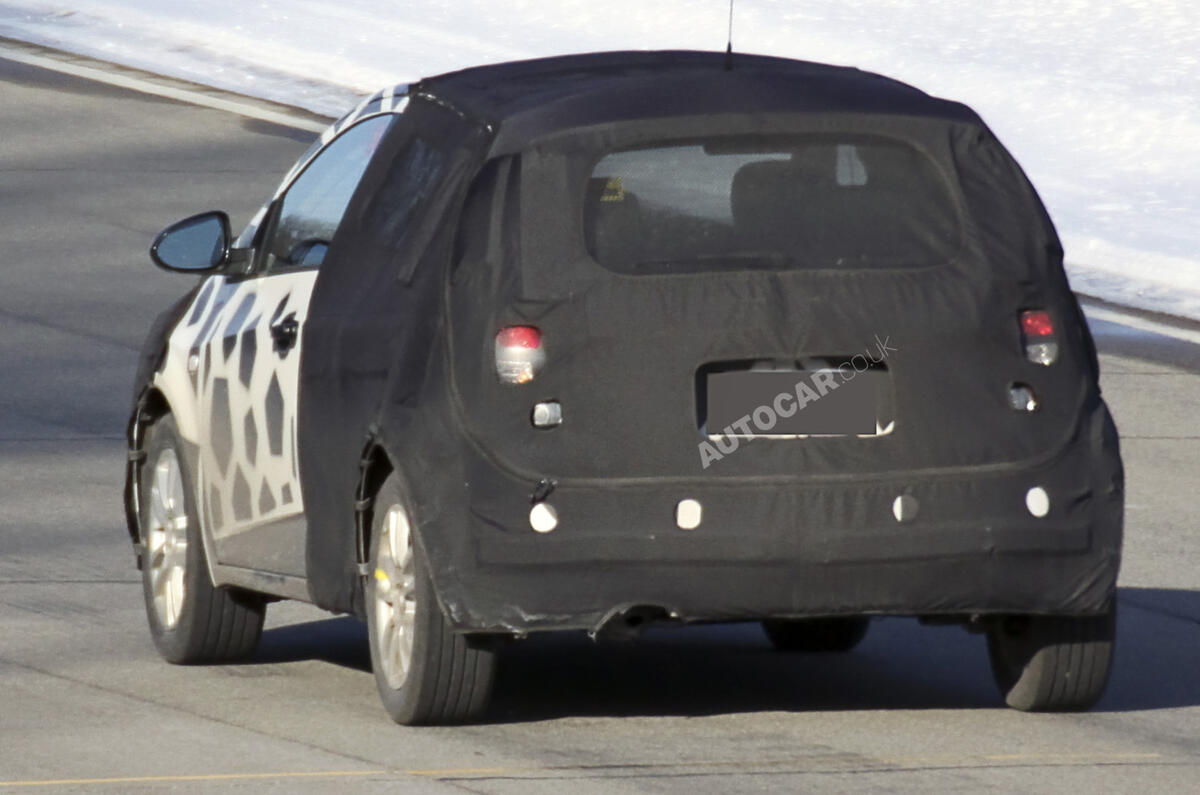 no title New Chevrolet Aveo spied