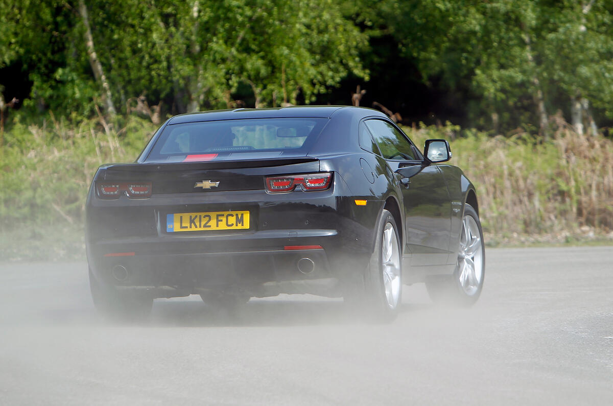 Chevrolet Camaro hard rear cornering
