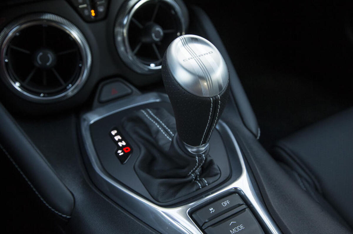 Chevrolet Camaro automatic gearbox