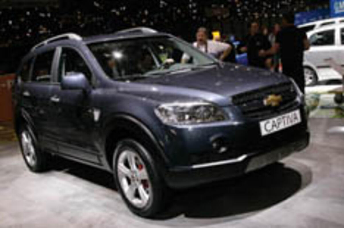 Cropley's Geneva: Chevrolet Captiva