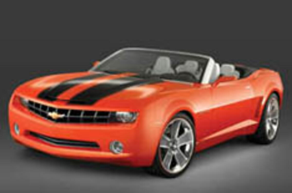 Camaro convertible breaks cover