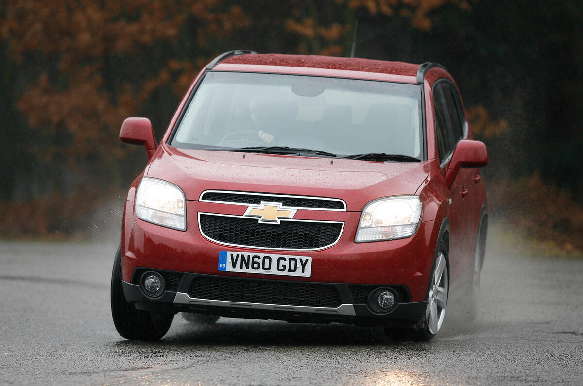 The Orlando is a particularly secure, composed car to drive by the standards of its peers Chevrolet Orlando cornering