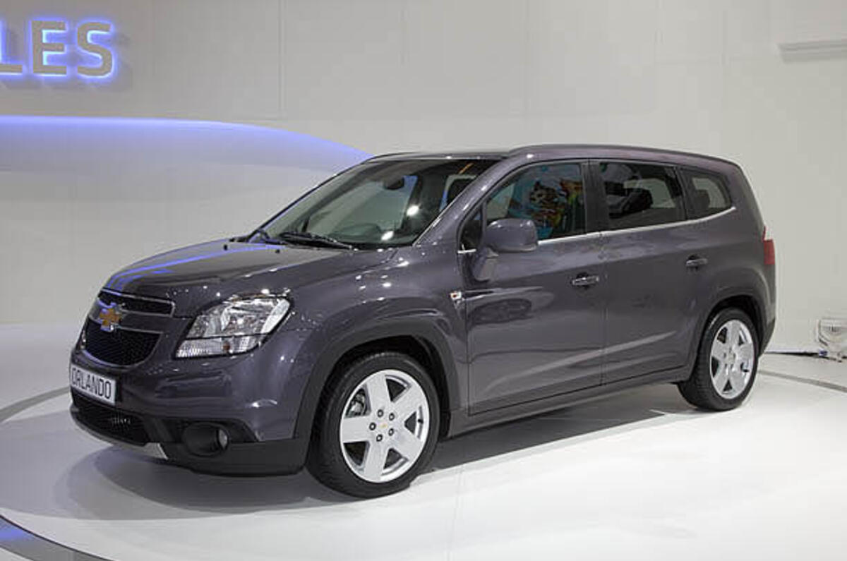 no title Paris motor show: Chevrolet Orlando MPV