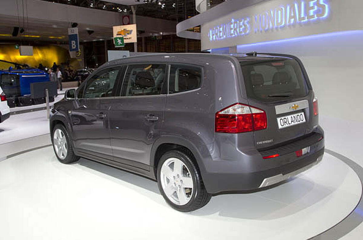 no title Paris motor show: Chevrolet Orlando MPV