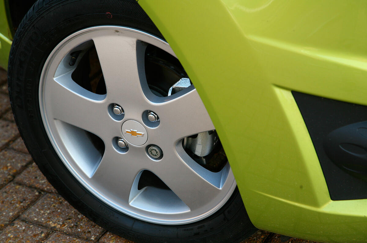 Chevrolet Spark 15in alloy wheels