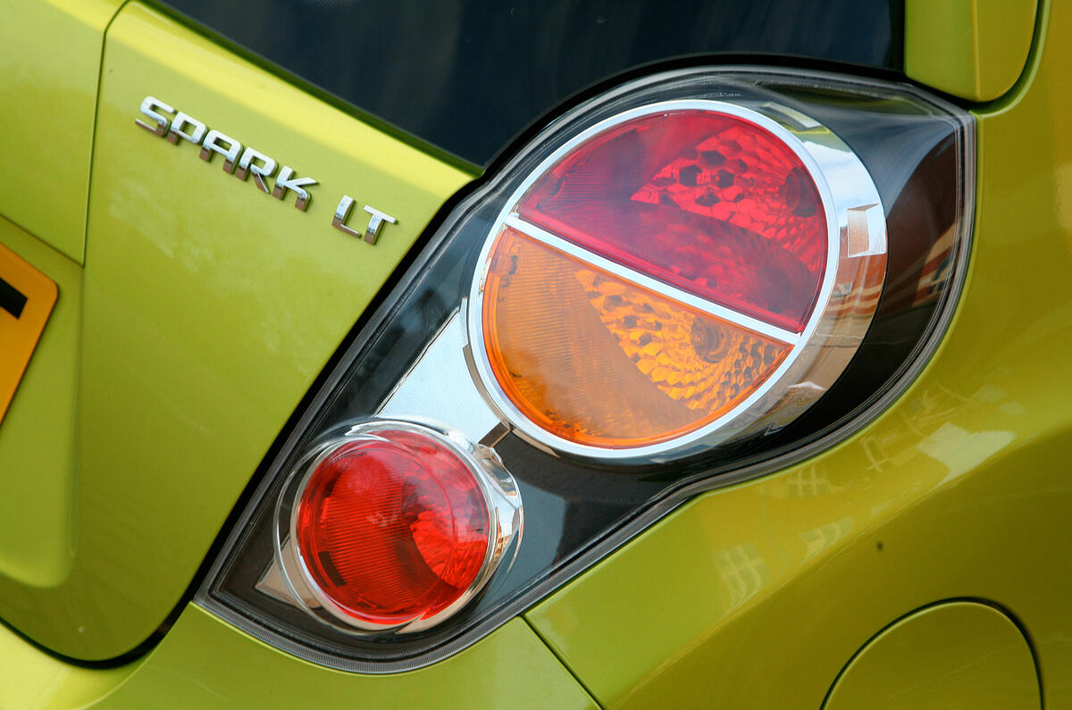 Chevrolet Spark rear lights