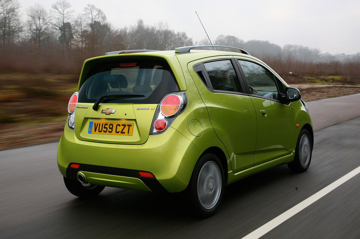 Chevrolet Spark rear quarter