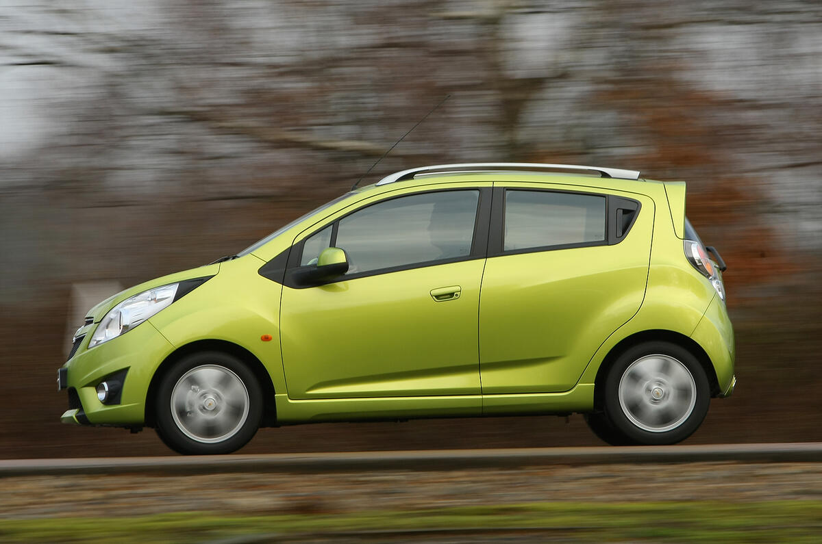 Chevrolet Spark side profile