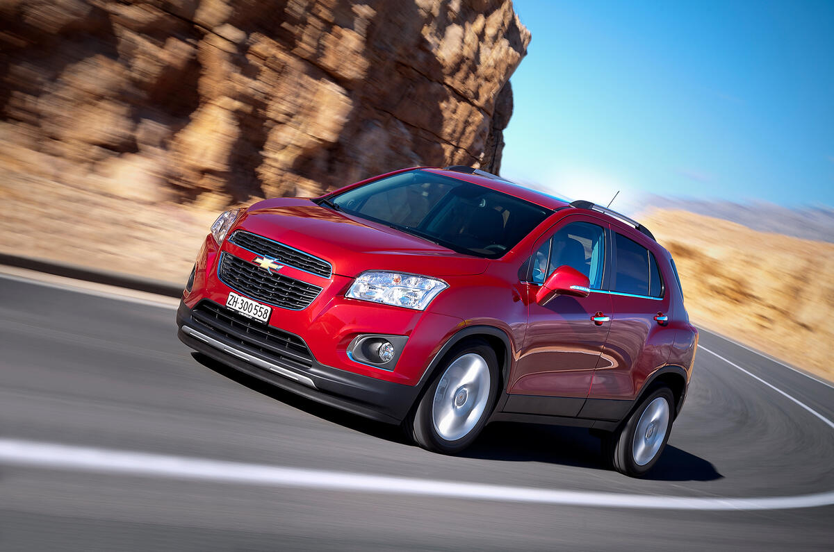 Chevrolet Trax cornering