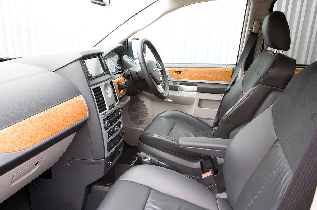 Seats areFront seats are electrically operated and are great for long-distance journeys Chrylser Voyager interior