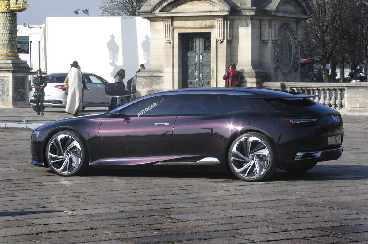 no title Citroen DS9 caught undisguised