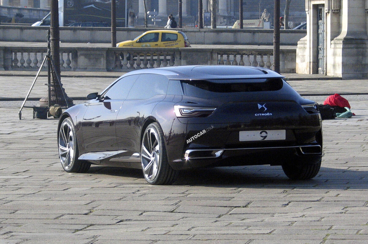no title Citroen DS9 caught undisguised
