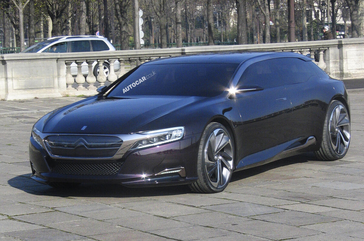 no title Citroen DS9 caught undisguised
