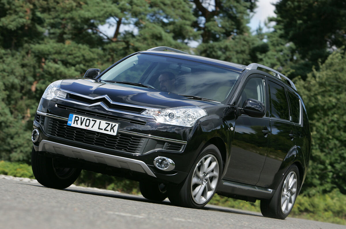 The C-Crosser’s chassis has been engineered deliberately for benign, predictable handling Citroën C-Crosser cornering