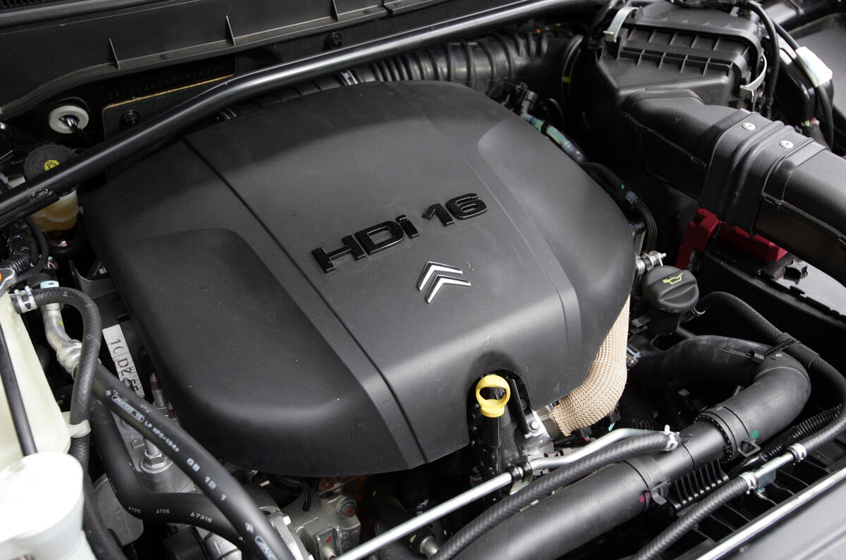 Mitsubishi builds each C-Crosser with a bespoke set of springs and dampers, and to Citroën’s specific requirements Citroën C-Crosser engine block