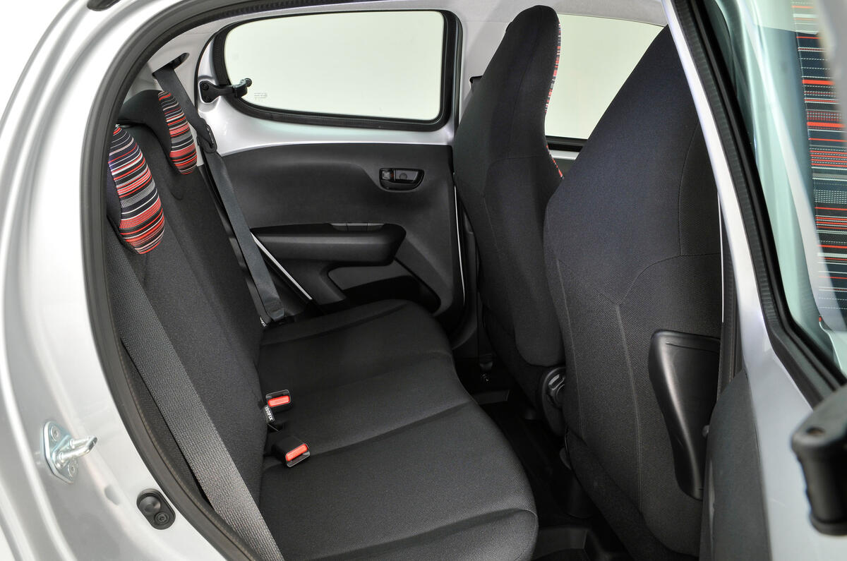 Citroen C1 rear seats