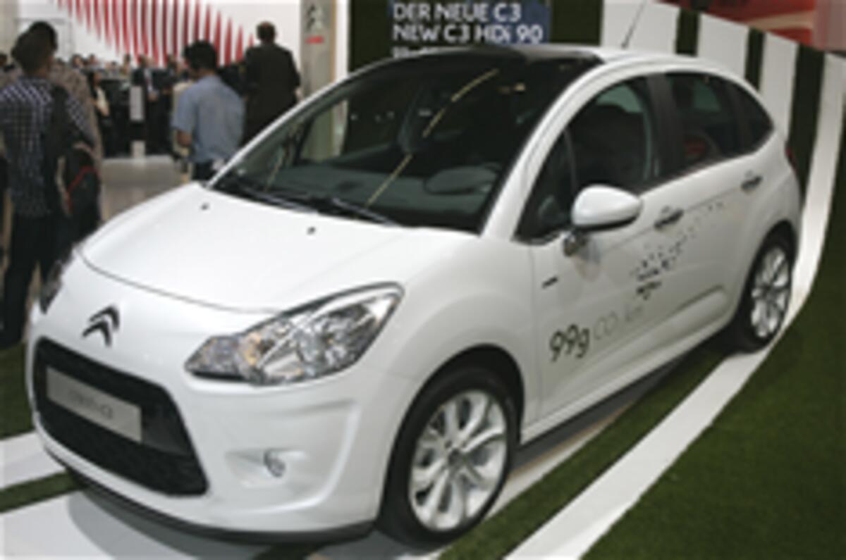 Frankfurt motor show: Citroen C3
