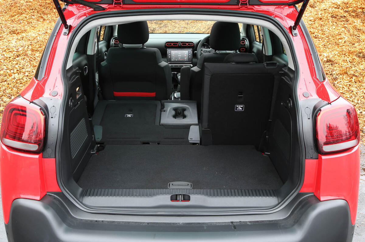 CItroen C3 Aircross 2018 review boot space seats down