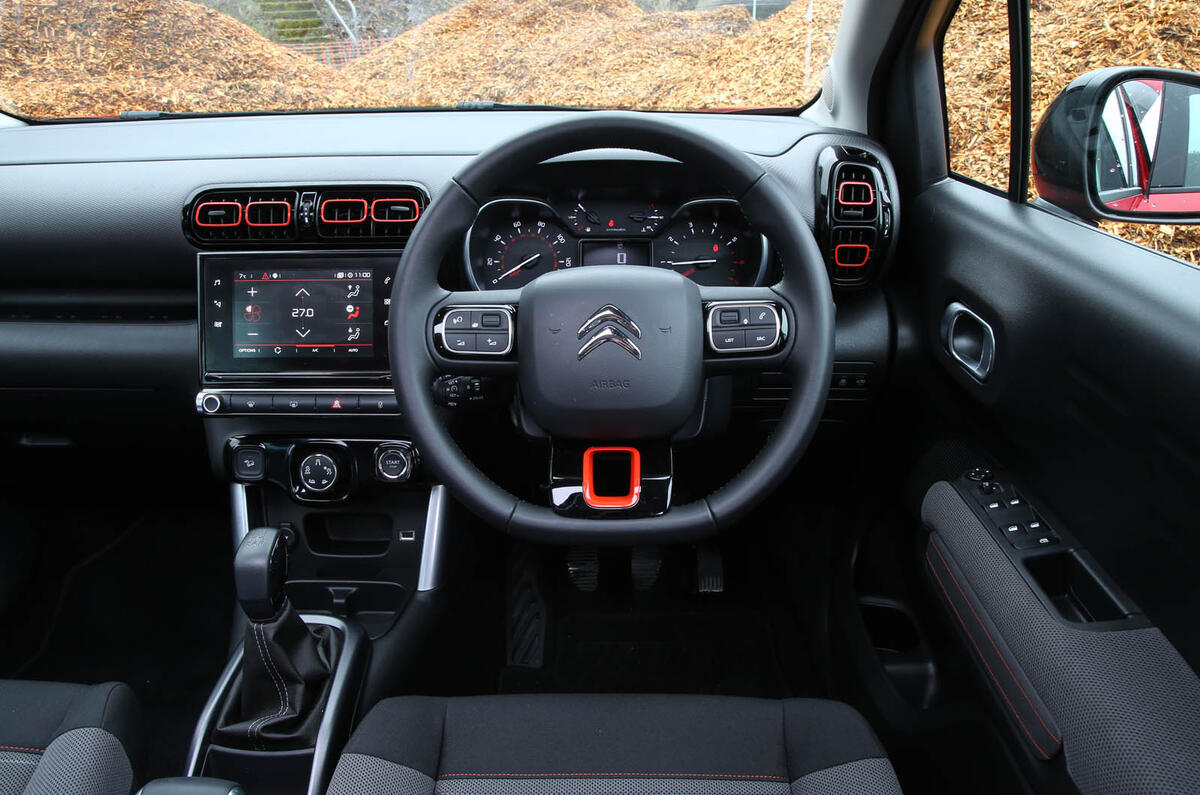 CItroen C3 Aircross 2018 review drivers seat
