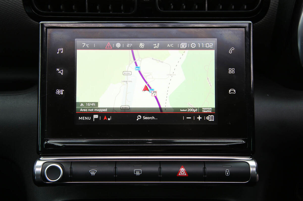 CItroen C3 Aircross 2018 review satnav