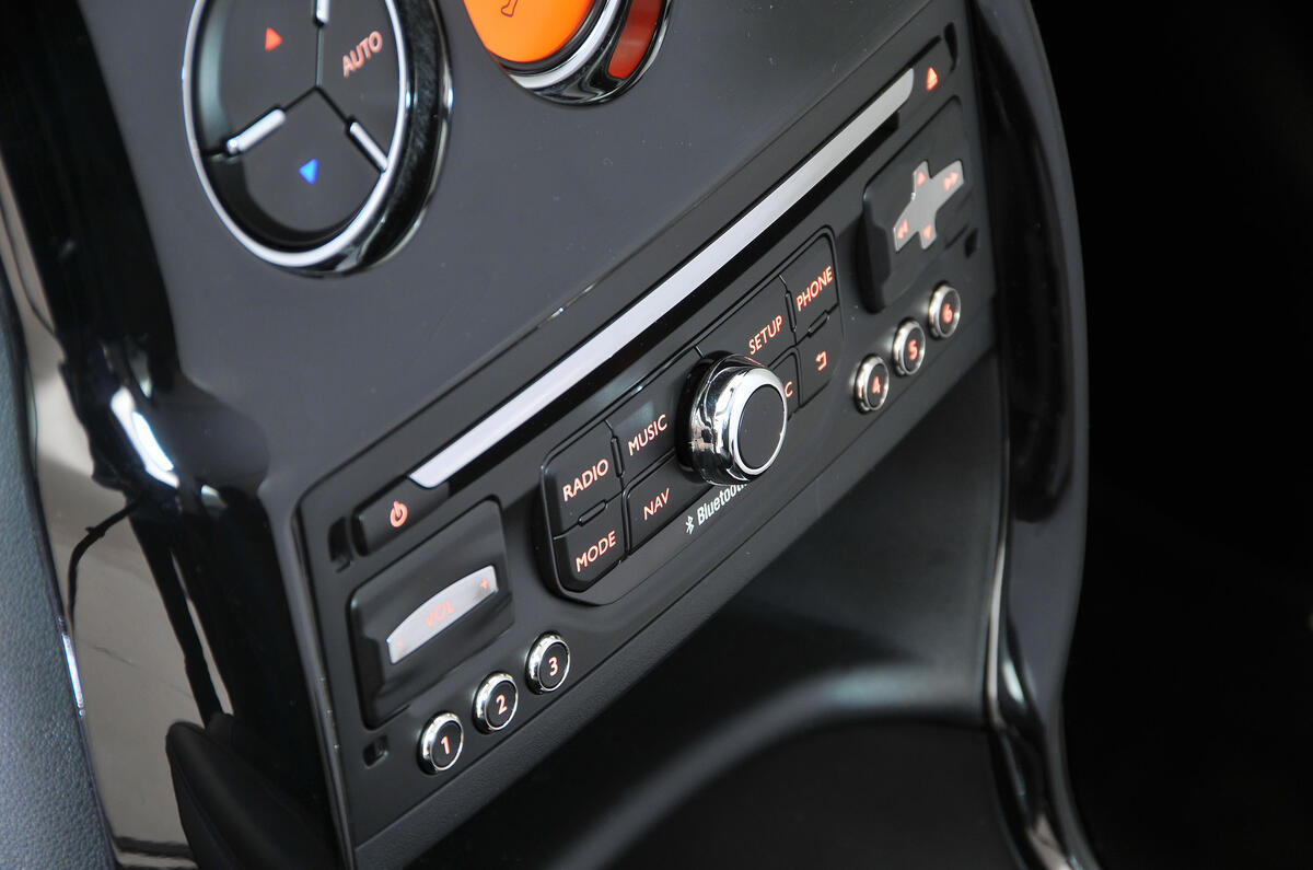 Citroën C3 audio system