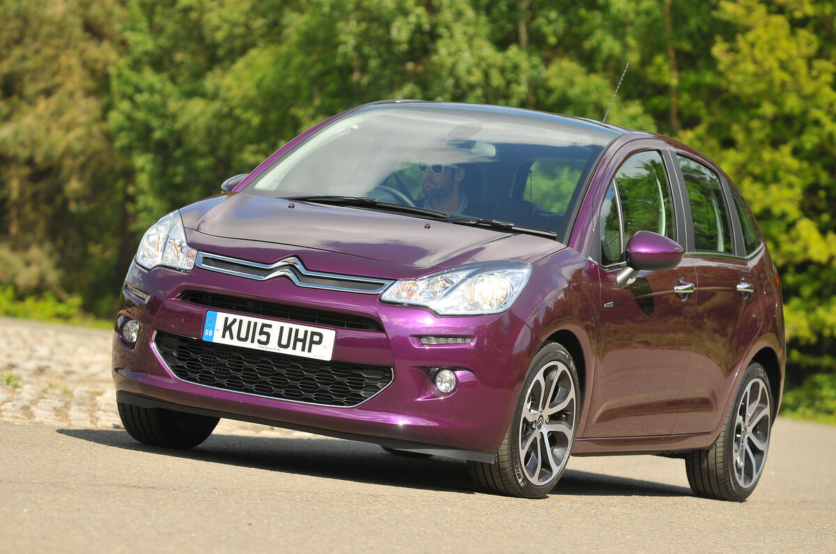 Citroën C3 cornering
