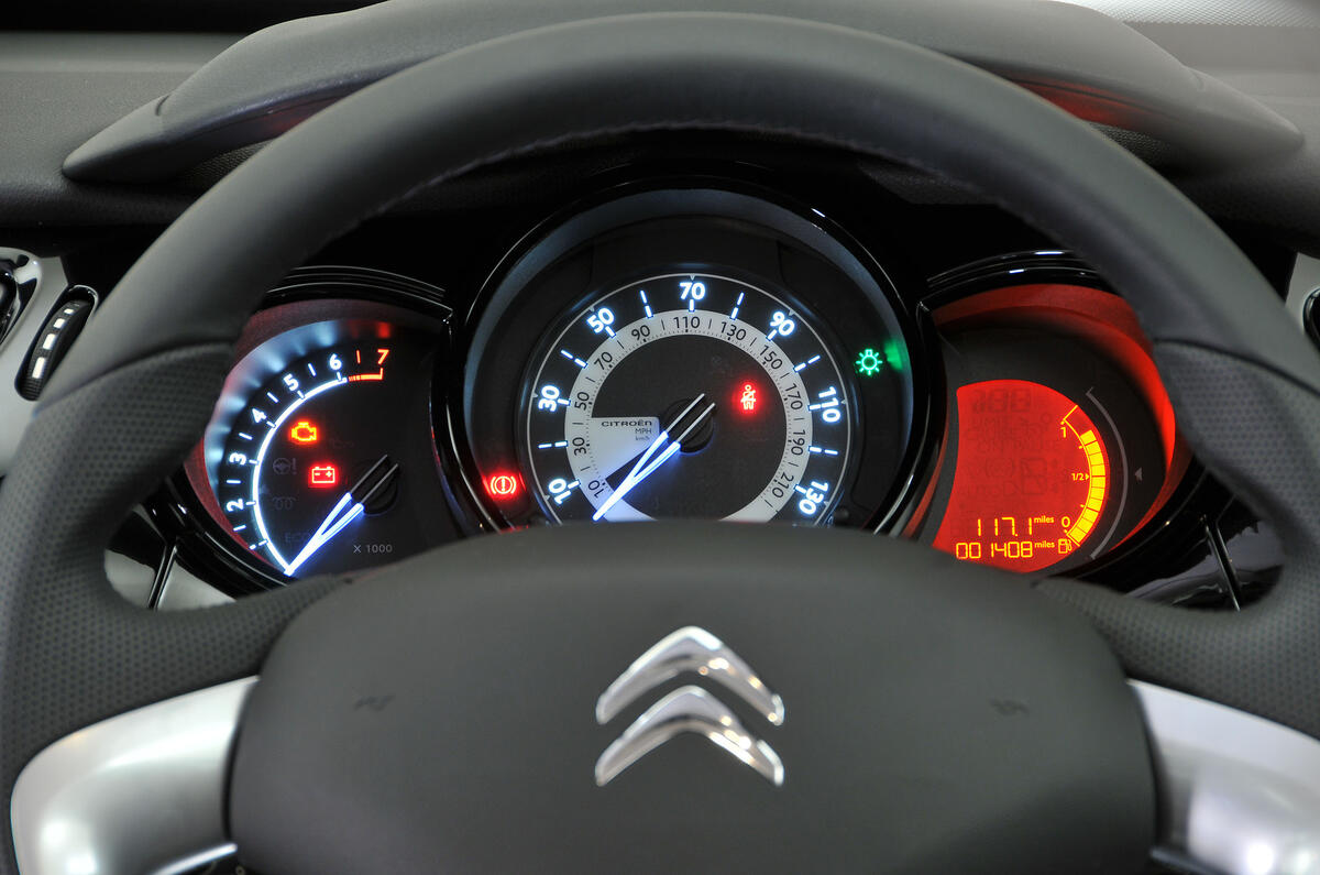 Citroën C3 instrument cluster